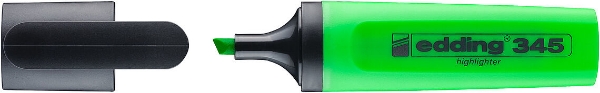 Picture of Edding 345 Highlighter Text Marker-Neon Green