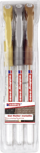 Picture of Edding Gel Roller MetallicPen Set of 3(4-2185-3999