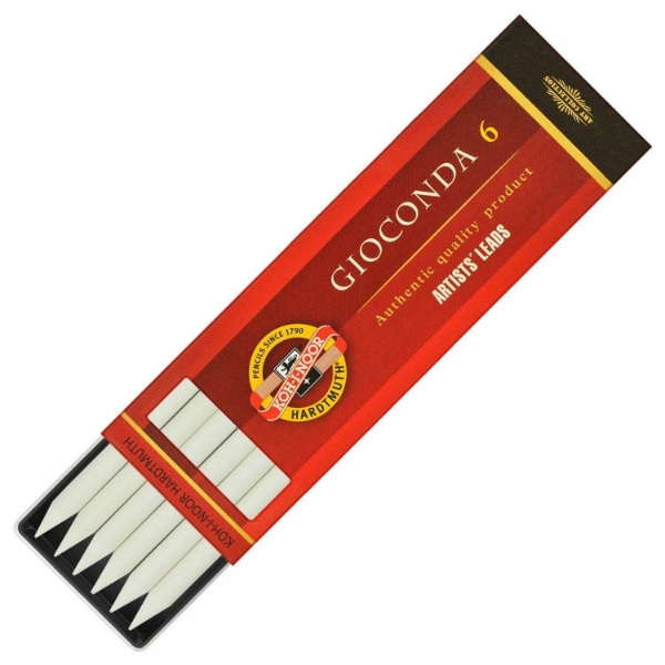 Picture of Kohinoor Gioconda Charcoal White Chalks