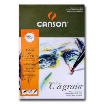 Picture of Canson "C"a' grain Polypack 180 gsm A4 21x29.7cm