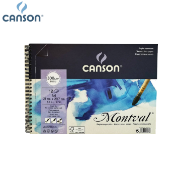 Picture of Canson Montval Spiral Album CP A4 300 gsm 21x29.7cm