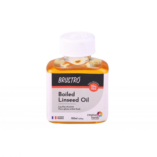 Picture of Brustro Boiled Linseed Oil 100ML (75ML + 25ML)