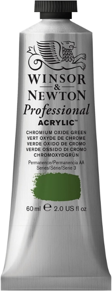 Picture of Winsor & Newton Professional Acrylic Colour 60ml - Chromium Oxide Green (S-3)