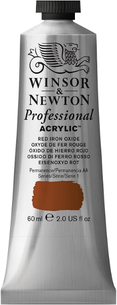 Picture of Winsor & Newton Professional Acrylic Colour 60ml - Red Iron Oxide (S-1)