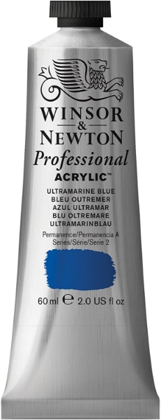Picture of Winsor & Newton Professional Acrylic Colour 60ml - Ultramarine Blue (S-2)