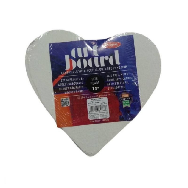 Picture of Anupam Art Board Heart - 4" (10x10cm)