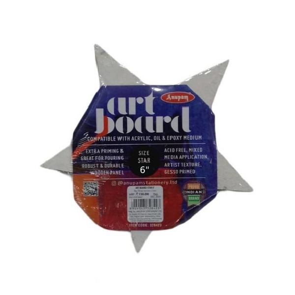 Picture of Anupam Art Board Star - 6" (15x15cm)
