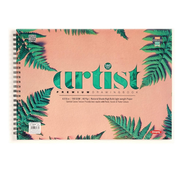 Picture of Anupam Artist Premium Drawing Book - A3 80 Pages (160GSM)