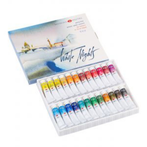 Picture of White Night Water Colours Set Of 24X10Ml-19411228