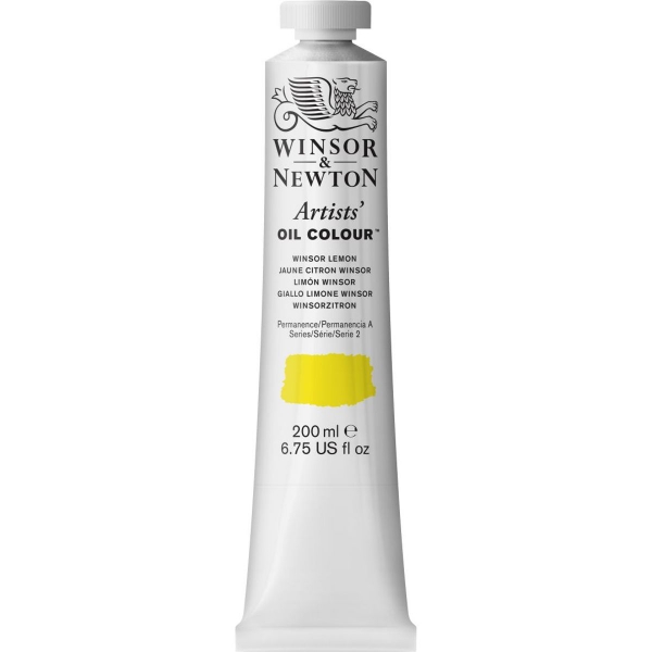 Picture of Winsor & Newton Artist Oil Colour - Winsor Lemon (200ml)