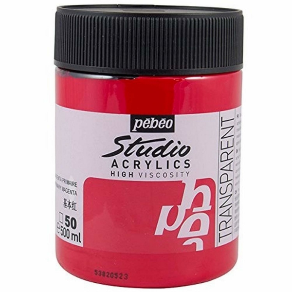 Picture of Pebeo Studio Acrylic High Viscosity - 500ml Primary Magenta (050)
