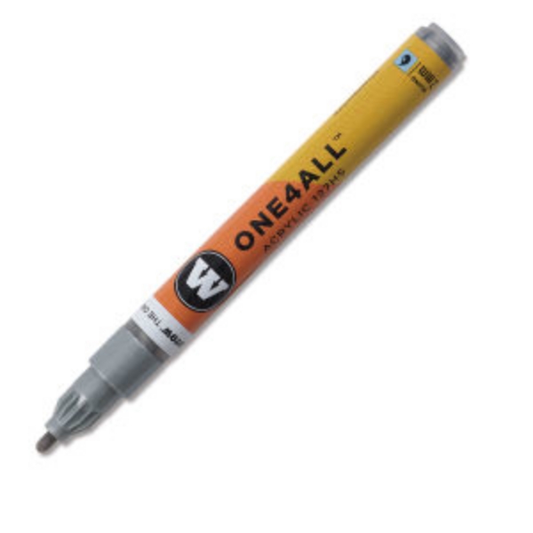 Picture of Molotow One4All Acry Marker 2mm Round Metallic silver