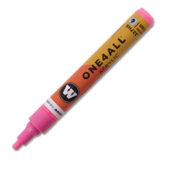 Picture of Molotow One 4 All Acrylic  Marker 4Mm Neon Pink