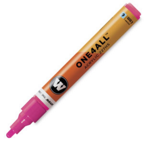 Picture of Molotow One 4 All Acrylic  Marker 4Mm Neon Pink Fluorescent