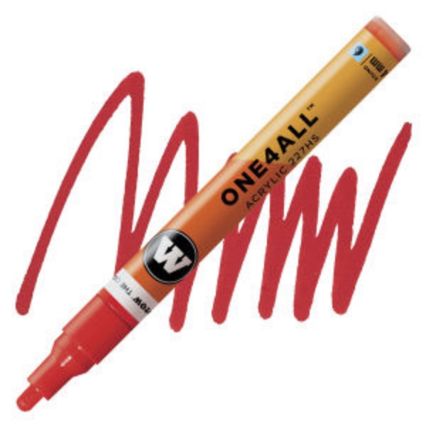 Picture of Molotow One 4 All Acrylic  Marker 4Mm Traffic Red