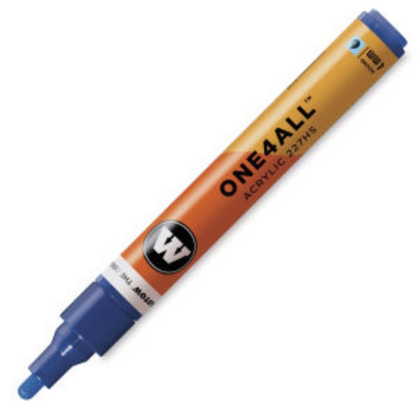 Picture of Molotow One 4 All Acrylic  Marker 4Mm True Blue