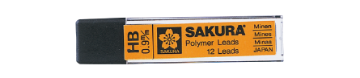 Picture of Sakura Polymer Lead 0.9mm-HB Pack Of 12