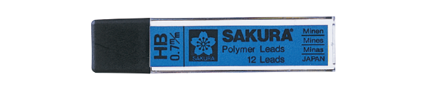Picture of Sakura Polymer Lead - 0.7mm-HB (Pack of 12)