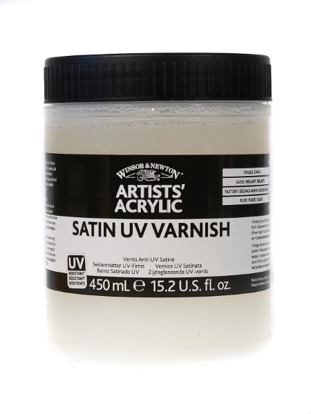 Picture of Winsor & Newton Artists Acrylic Satin UV Varnish 450ml