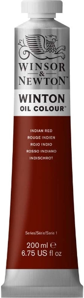 Picture of Winsor & Newton Winton Oil Colour - 200ml Indian Red