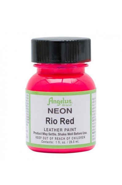 Picture of Angelus Leather Paint - Neon Rio Red No.725 (29.5ml)