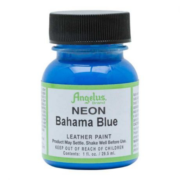 Picture of Angelus Leather Paint - Neon Bahama Blue No.725 (29.5ml)