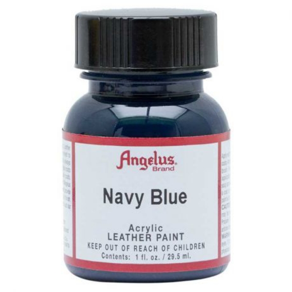 Picture of Angelus Acrylic Leather Paint - Navy Blue No.720 (29.5ml)