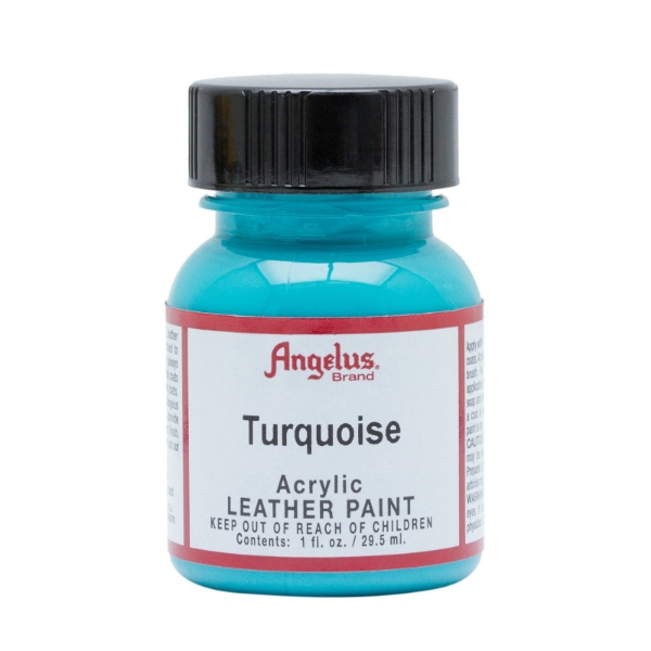 Picture of Angelus Acrylic Leather Paint - Turquoise No.720 (29.5ml)
