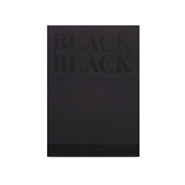 Picture of Fabriano Black Black Paper Pad 300gsm A4