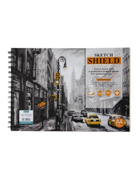 Picture of Scholar A4 Sketch Shield Drawing Book