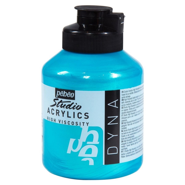 Picture of Pebeo Studio Acrylic High Viscosity - 500ml Iris Bluegreen (357)