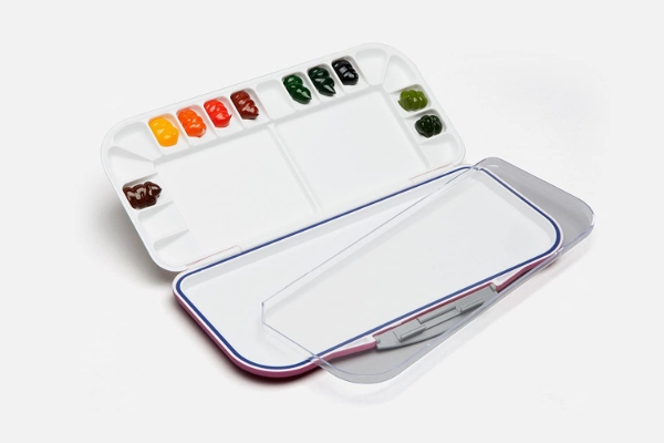 Picture of Mijello Fusion 18 Airtight Plastic Palette (Pink)