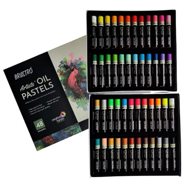 Picture of Brustro Artists Oil Pastels Set Of 48