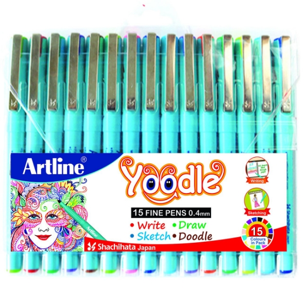 Picture of Artline Yoodle Fine Pen Set Of 15