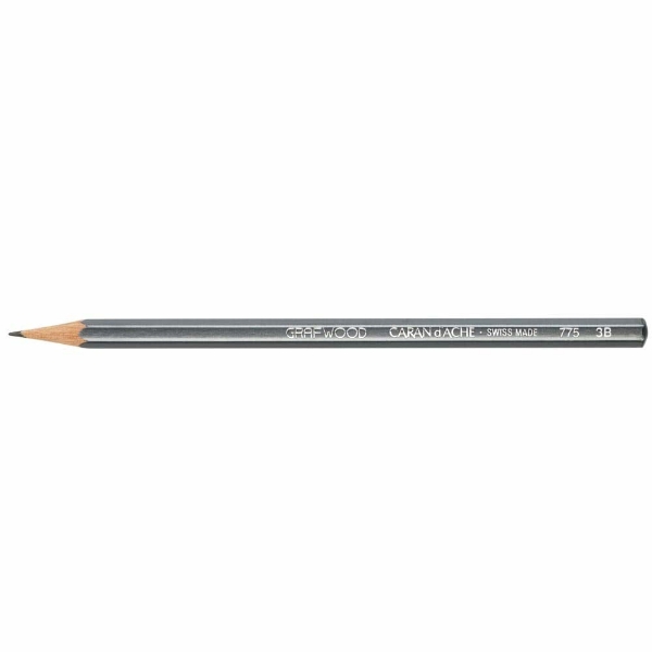 Picture of Caran d’Ache Grafwood Fine Graphite Pencil - 3B