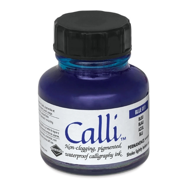 Picture of Daler Rowney Calligraphy Ink - Blue (29.5ml)