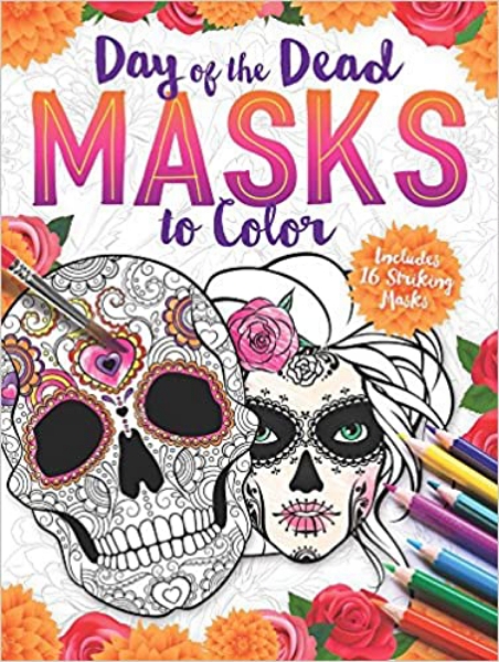 Picture of Day Of The Dead Masks To Colour