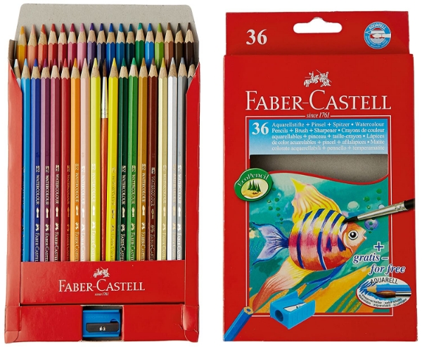 Picture of Faber Castell Aquarell Water Colour Pencils - Set of 36