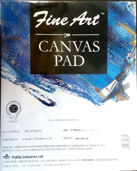 Picture of Fine Art Canvas Board 16X20Inc