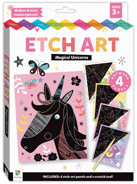 Picture of Hinkler Etch Art Magical Unicorns