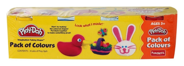 Picture of Funskool Play-Doh Pack Of 4 colours