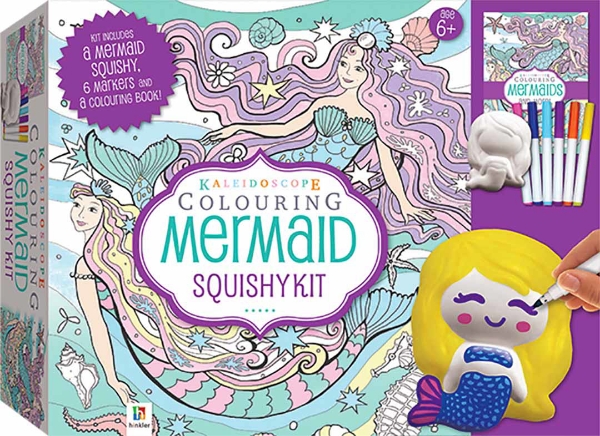 Picture of Hinkler Kaleidoscope Colouring Mermaid Squishy Kit