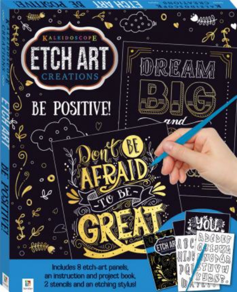 Picture of Hinkler Kaleidoscope Etch Art Creations Be Positive