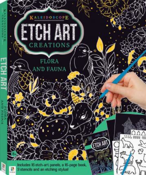 Picture of Hinkler Kaleidoscope Etch Art Creations Flora   Fauna