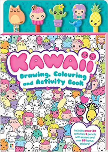 Picture of Hinkler Kawaii Drawing,Colouring  Activity Book