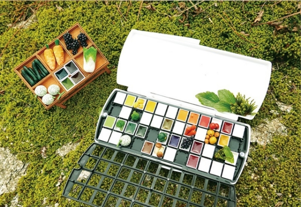Picture of Mijello Mission Gold Triple Pans Watercolour Art - Set of 48 (MWC-1248)