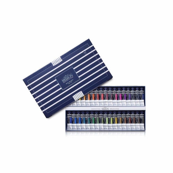 Picture of Mijello Mission White Class Watercolour - Set of 34 (15ml)