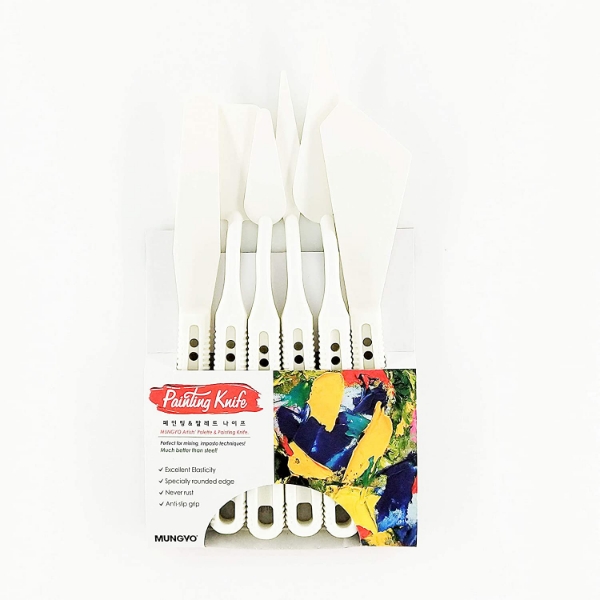 Picture of Mungyo Plastic Painting Knife - Set of 6