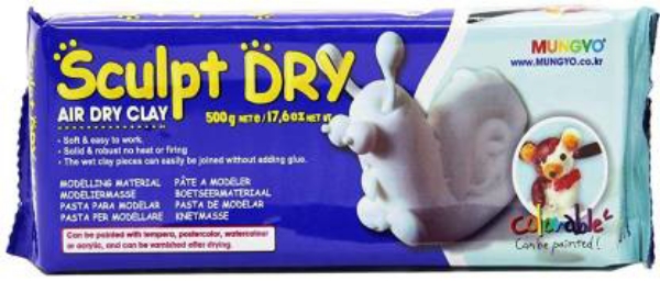 Picture of Mungyo Sculpt Dry Air Dry Clay - Stone Colour (500g)