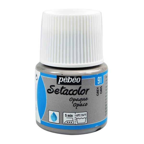 Picture of Pebeo Setacolour Opaque - 45ml Grey (091)